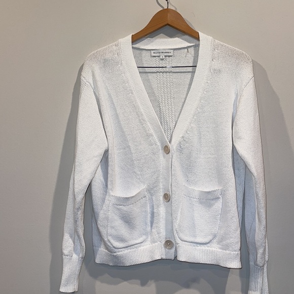 White + Warren Sweaters - white & warren white cardigan sweater